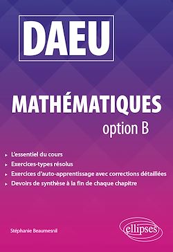 Télécharger le livre :  DAEU Mathématiques option B