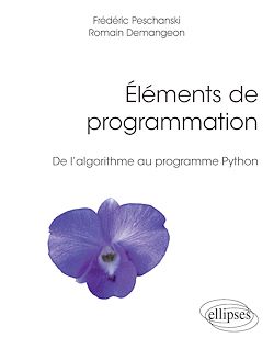 Télécharger le livre :  Éléments de programmation - De l'algorithme au programme Python