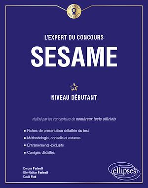 Téléchargez le livre :  L'Expert du concours SESAME - Niveau débutant