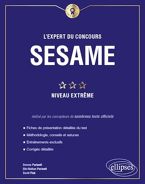 Téléchargez le livre :  L'Expert du concours SESAME - Niveau extrême