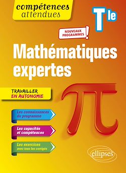 Télécharger le livre :  Mathématiques expertes - Terminale - nouveaux programmes