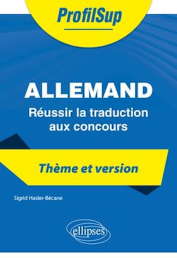 Télécharger le livre :  Allemand - Réussir la traduction aux concours