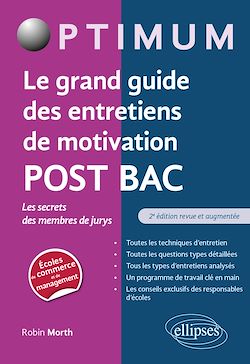 Télécharger le livre :  Le grand guide des entretiens de motivation POST BAC - Les secrets des membres de jurys
