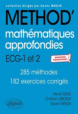 Télécharger le livre :  Mathématiques approfondies - ECG 1re et 2e années - Nouveaux programmes