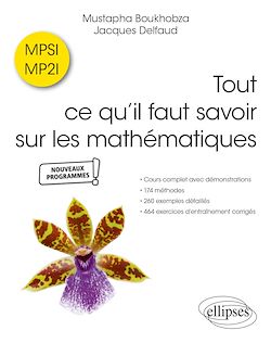Télécharger le livre :  Tout ce qu'il faut savoir sur les mathématiques en MPSI et MP2I