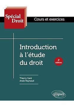 Télécharger le livre :  Introduction à l'étude du droit