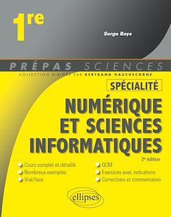 Télécharger le livre :  Spécialité Numérique et sciences informatiques - Première