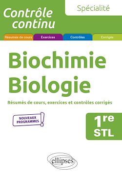 Télécharger le livre :  Spécialité Biochimie-biologie - Première STL