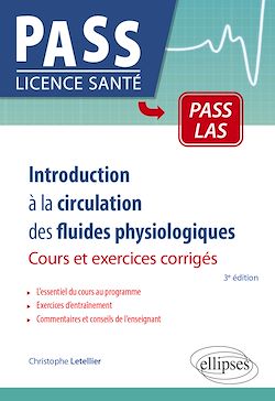 Télécharger le livre :  Introduction à la circulation des fluides physiologiques - Cours et exercices corrigés