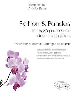 Télécharger le livre :  Python & Pandas et les 36 problèmes de data science - Problèmes et exercices corrigés pas à pas