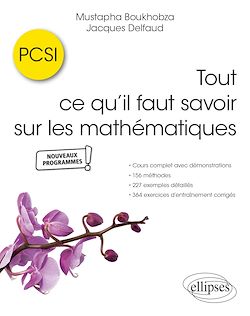 Télécharger le livre :  Tout ce qu'il faut savoir sur les mathématiques en PCSI
