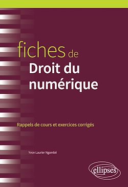 Télécharger le livre :  Fiches de droit du numérique