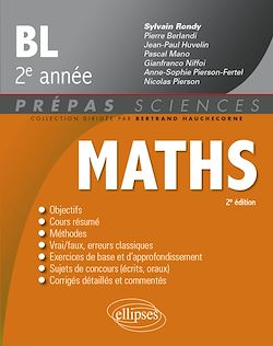 Télécharger le livre :  Mathématiques - BL 2e année - 2e édition