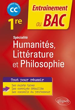 Télécharger le livre :  Spécialité Humanités, Littérature et Philosophie. Première.