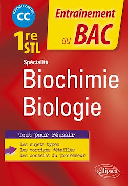 Télécharger le livre :  Spécialité Biochimie-biologie - Première STL