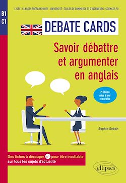 Télécharger le livre :  Debate cards. 2e édition mise à jour et enrichie