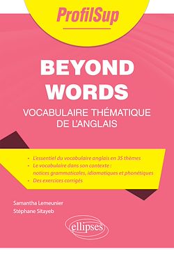 Télécharger le livre :  Beyond Words - Vocabulaire thématique de l'anglais