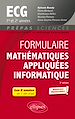 Télécharger le livre :  Formulaire Mathématiques appliquées - Informatique - ECG 1re et 2e années - Programme 2022