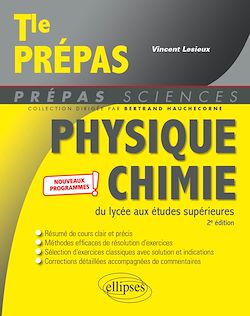Télécharger le livre :  Physique-chimie du lycée aux études supérieures - Nouveaux programmes