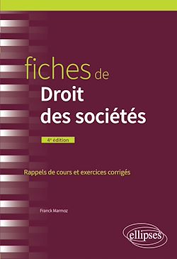 Télécharger le livre :  Fiches de droit des sociétés
