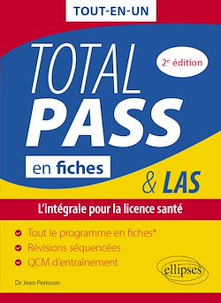 Télécharger le livre :  Total PASS-LAS en fiches - L'intégrale pour la licence santé - 2e édition