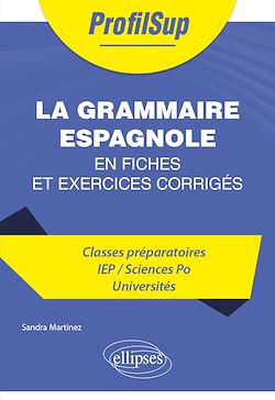 Télécharger le livre :  La grammaire espagnole en fiches et exercices corrigés