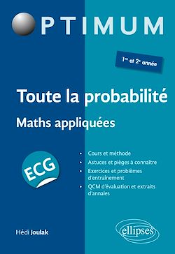 Télécharger le livre :  Toute la probabilité - ECG maths appliquées