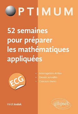 Télécharger le livre :  52 semaines pour préparer les mathématiques appliquées en ECG