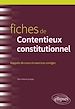 Télécharger le livre :  Fiches de contentieux constitutionnel