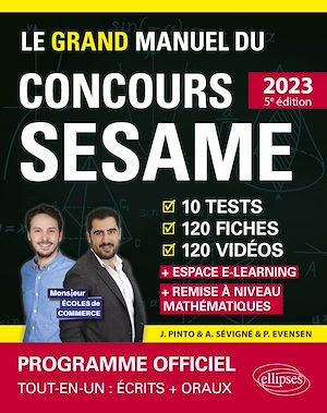 Téléchargez le livre :  Le Grand Manuel du concours SESAME (écrits + oraux)