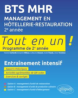 Télécharger le livre :  BTS MHR Management en Hôtellerie-Restauration 2e année