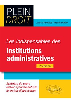 Télécharger le livre :  Les indispensables des institutions administratives