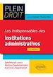 Télécharger le livre :  Les indispensables des institutions administratives