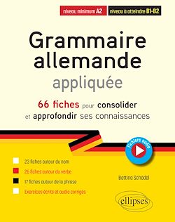Télécharger le livre :  Grammaire allemande appliquée de A2 vers B1-B2.