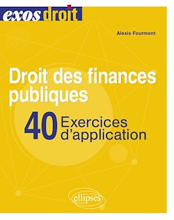Télécharger le livre :  Droit des finances publiques