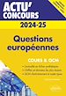 Télécharger le livre :  Questions européennes 2024-2025 - Cours et QCM