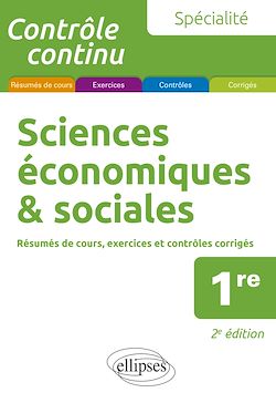 Télécharger le livre :  Spécialité Sciences économiques et sociales - Première
