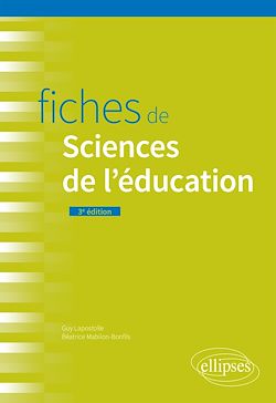 Télécharger le livre :  Fiches de sciences de l'éducation