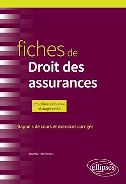 Télécharger le livre :  Fiches de Droit des assurances