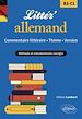 Télécharger le livre :  Littér'allemand ! Commentaire littéraire, thème et version (B2-C1)