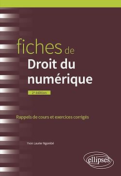 Télécharger le livre :  Fiches de Droit du numérique