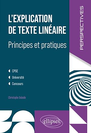Téléchargez le livre :  L'explication de texte linéaire
