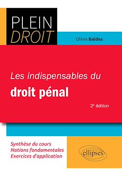 Télécharger le livre :  Les indispensables du droit pénal