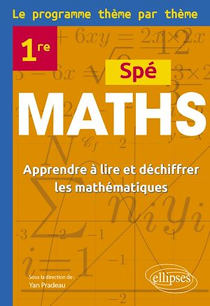 Download the eBook: Spé Maths Première - Le programme thème par thème