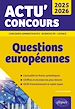 Télécharger le livre :  Questions européennes 2025-2026