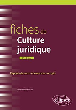 Télécharger le livre :  Fiches de Culture juridique
