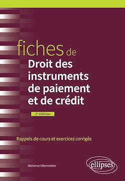 Télécharger le livre :  Fiches de Droit des instruments de paiement et de crédit