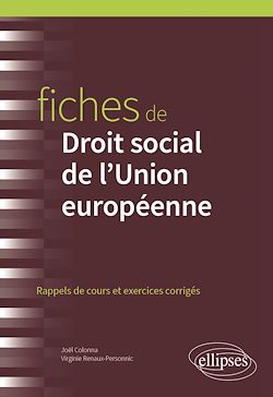 Télécharger le livre :  Fiches de Droit social de l'Union européenne