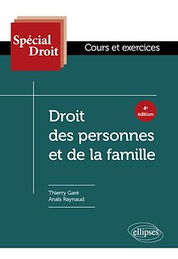 Télécharger le livre :  Droit des personnes et de la famille