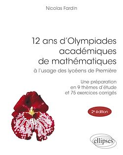 Télécharger le livre :  12 ans d'Olympiades académiques de mathématiques